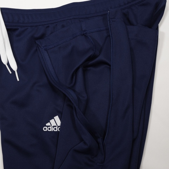 Adidas Women's Pocket Entrada 22 Training Pants Navy Blue Size S - Picture 10 of 10